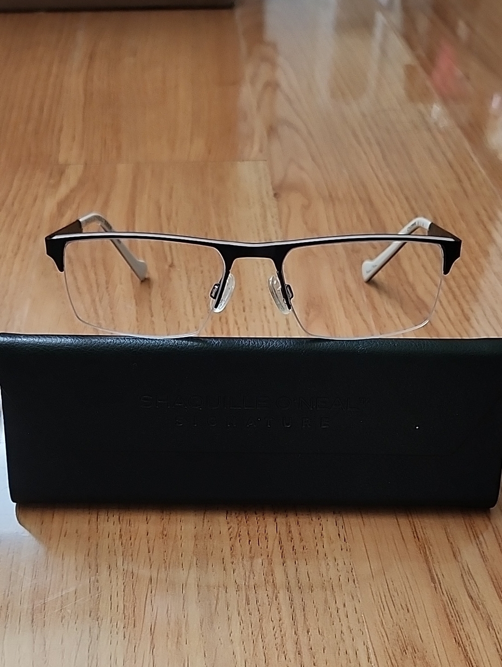 Shaquille O'neal Semi-Rimless Men's Eyeglasses 52-17-140